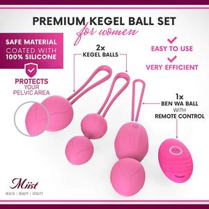 Bola de estrés de silicona impermeable para ejercicio vaginal, bolas <span class=keywords><strong>Kegel</strong></span> después del <span class=keywords><strong>embarazo</strong></span> - Product Image 4