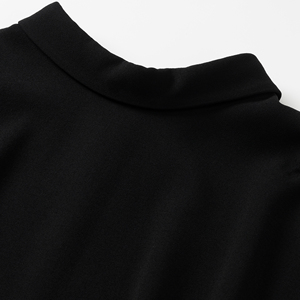 THOUSAND <span class=keywords><strong>YAN</strong></span> Abito Midi Nero Senza Maniche con Cintura, Elegante Vestito Dritto con Collo Alto per Donne - Product Image 3
