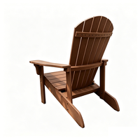 Meubles d'extérieur modernes résistants aux intempéries, anti-corrosion, chaises Adirondack en plastique pour jardin