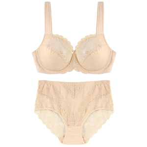 Jianbeizhi — culotte Sexy en <span class=keywords><strong>dentelle</strong></span>, <span class=keywords><strong>soutien</strong></span>-<span class=keywords><strong>gorge</strong></span> personnalisé, grande taille avec armatures, broderie en Nylon, pour femmes - Product Image 1
