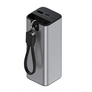 พาวเวอร์แบงค์ PD 100W 20000mAh วัสดุ ABS พร้อมหน้าจอ LED ช่องเสียบ Type-C คู่ ช่องเสียบ USB คู่ แบตเตอรี่ Li-Polymer รองรับการชาร์จเร็ว ใช้งานร่วมกับแล็ปท็อปได้ - Product Image 3