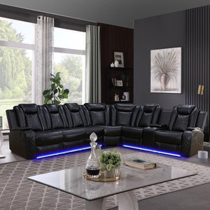 Sofá Clásico con Espacio de Almacenamiento, Conjunto de Salón en Forma de L, Sofás Seccionales para Sala de Estar, Tela Italiana, Último Diseño de Lujo para el Hogar - Product Image 2