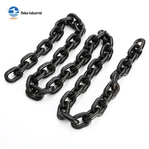 Hidea Factory Groothandelsbestelling 4mm tot <span class=keywords><strong>32mm</strong></span> Gelaste Schakel Ketting van Legeringstaal Zware Lastkraanketting EN818-2:2008 G80 Hefketting - Product Image 1