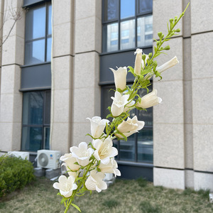 Fiori Artificiali Decorativi di Alta Qualità per la Casa, <span class=keywords><strong>Campanula</strong></span> Blu Alta in Seta per Decorazioni Domestiche e Matrimoni - Product Image 6