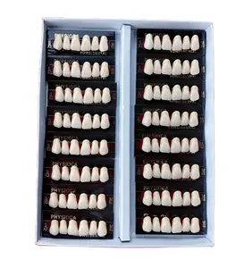 Горячая Распродажа 3 слоя эффект YUWEI зубы 28*1*4 зубной протез из искусственных зубов Стоматологическое оборудование лаборатории для зубного протеза