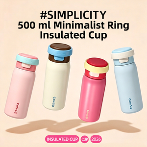 316 Stainless Steel Vacuum <b>Insulated</b> Tumbler with <b>Straw</b> Portable Car Thermal <b>Cup</b> for Coffee and Tea - Product Image 5