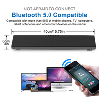 Soundbar'da hoparlör Subwoofer ile 5.2 ses kablosuz 3D Surround ses çubuğu ark/optik/AUX/BT Tv sineması için ev sinema sistemi