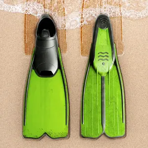 Nuevo equipo de buceo submarino fibra de carbono silicona natación talón abierto esnórquel aleta de natación conjunto de máscara de buceo para deportes acuáticos