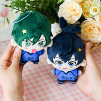 Porte-clés en peluche personnalisé 10 cm, mini poupée en peluche anime mignonne, tenue de sport, figurine en peluche de haute qualité, jouet en peluche pour les fans, cadeau