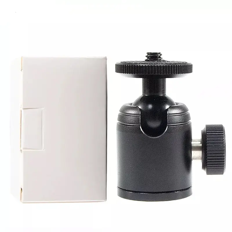 1/4 3/8 Screw Mount 360 Swivel Camera Tripod Mini Ball Head For Sony Canon Dslr Camera Tripod Stand Flash Bracket Adapter