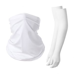 Conjunto Deportivo Unisex Maxfree con Protección Solar, Turbante de Ciclismo, Brazalete de Seda de Hielo, Babero de Pesca Transpirable de Secado Rápido para Verano - Product Image 3