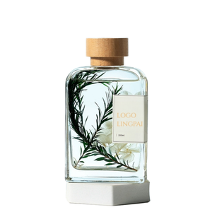 Tái Sử Dụng Phẳng Vuông Thủy Tinh Cho <span class=keywords><strong>Reed</strong></span> Khuếch Tán Chai 100Ml 150Ml 200Ml Với Vương Miện Cap Vít Cap Nút Chai Nút Chai - Product Image 6