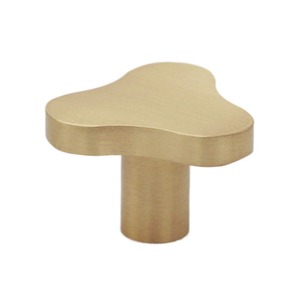 Furniture Handle And <b>Knob</b> Heart Shape Pure <b>Copper</b> Cabinet Drawer Door Handle 30mm 29mm Durable Contemporary Design - Product Image 4