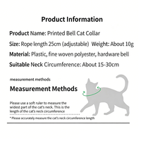Collier anti-étranglement haut de gamme pour chaton avec clochette, réglable, à libération rapide, léger et décoratif
