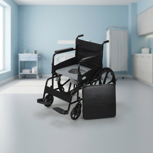 Fauteuil roulant portable manuel Torchit DLI010 avec fonction toilette pour aide à la mobilité, fabriqué en Inde - Product Image 2