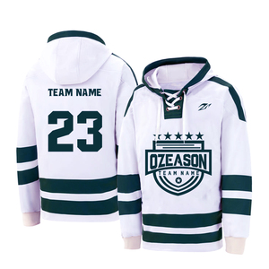 Toptan özel Logo boş erkekler hokey uygulama forması Hoodie kış klasik yüksek kaliteli süblimasyon buz hokeyi <span class=keywords><strong>Jersey</strong></span> - Product Image 3
