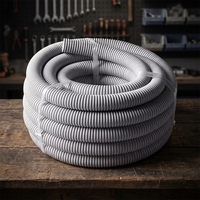 Conduit flexible en PVC ondulé résistant aux UV, résistant à la chaleur, pour la protection des câbles électriques