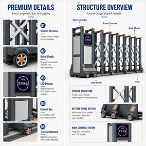 Barrière <span class=keywords><strong>de</strong></span> sécurité manuelle à <span class=keywords><strong>prix</strong></span> <span class=keywords><strong>d</strong></span>'usine, barrière <span class=keywords><strong>de</strong></span> route extensible, barrière <span class=keywords><strong>de</strong></span> contrôle des foules à distance, barrière <span class=keywords><strong>de</strong></span> circulation en aluminium anti-collision - Product Image 2