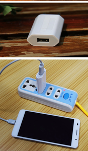 Xách tay USB Wall Mount sạc Ổ cắm 5V 1A Travel Adapter cho iPhone EU/US/UK Tương thích với OTP & OVP bảo vệ - Product Image 4