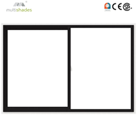 Fenêtre coulissante ultra-mince en aluminium moderne, à rail dissimulé, insonorisée, pour villa américaine, système Energy Star
