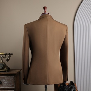 Blazer de Moda Masculina, Corte Entallado, Estilo Formal de Negocios, Doble Botonadura, Chaquetas de Traje - Product Image 5