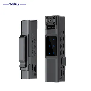 TOP U.Y grandangolare Clip LCD 1080P Camera Law enforcement Body weared Camera Recorder