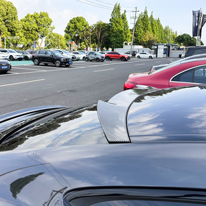 Mercedes-Benz CLE Coupe Rear Spoiler Piano <b>Black</b> Carbon Fiber Texture ABS Ducktail <b>Trunk</b> Wing 2024+ - Product Image 2