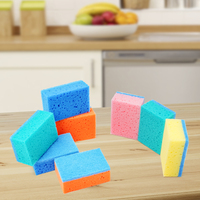 BOOMJOY Éponge de nettoyage robuste double face pour cuisine, tampon à récurer multi-usages pour casseroles