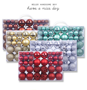 Fournitures de décoration de Noël 2024 décoration de boule de Noël 100 pièces or ornements d'arbre suspendus de Noël pendentif de fenêtre - Product Image 4