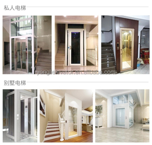 VillaLift EliteHome LuxVilla ElegantLift moderno Gearless <span class=keywords><strong>casa</strong></span> ascensore con costruzione in acciaio inox e capacità di 400kg - Product Image 6