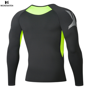 Magliette Sportive a Maniche Lunghe da Uomo per Fitness, Abbigliamento Sportivo Aderente da Palestra per Uomo - Product Image 2