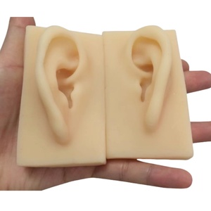 3D linh hoạt mềm Silicone mô hình tai người kích thước tự nhiên cho Vòng tai audiphone hiển thị 6.5*3*2cm - Product Image 5