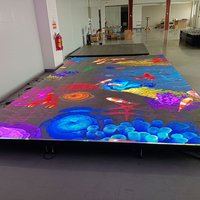 MST-juego activo inteligente para interiores, baldosa interactiva con pantalla led P2.5, diseño personalizado