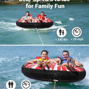 Tubes gonflables en PVC pour bateaux, 2 personnes, 69*61 pouces, avec housse en nylon, tubes aquatiques pour bateaux - Product Image 6