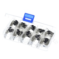 TZT 200 pièces 10 valeurs Diode redresseur Kit assorti 1N4001 1N4002 1N4003 1N4004 1N4005 1N4006 1N4007 1N5817 1N5818 1N5819 + boîte