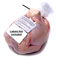 Emballage en plastique pour poulet congelé, sacs rétractables en PE/EVA nylon pour volailles