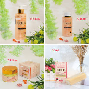 Fabrication de produits de soin de la peau personnalisés OEM par 24k Gold Kojic Acid Whitening, tous produits de soin de la peau biologiques <span class=keywords><strong>pour</strong></span> les <span class=keywords><strong>taches</strong></span> brunes - Product Image 3
