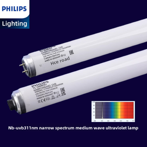 Pour tubes de lampe UV à bande étroite NB-UVB 311 nm avec base T12 220 V pour photothérapie (modèles TL20W/01 et TL100W/01) - Product Image 1