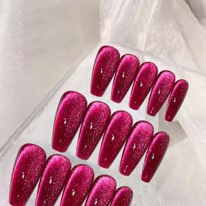 Smalto per Unghie Gel Effetto Occhio di Gatto con Perline di Vetro Scintillanti 10ml, Gel Magnetico Riflettente, Colore <span class=keywords><strong>Nude</strong></span>, Smalto UV Permanente per Nail Art - Product Image 2