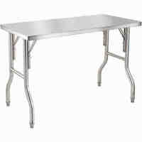 Fabrication en Chine Table de préparation pliable en acier inoxydable Table de cuisine commerciale Table de cuisine Table à manger établi