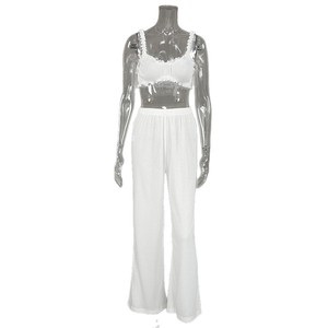 Pyjamas européens <span class=keywords><strong>et</strong></span> américains pour femmes, sous-vêtements en jacquard tricoté, pantalons deux pièces, tenue ample <span class=keywords><strong>et</strong></span> confortable, automne <span class=keywords><strong>et</strong></span> hiver, <span class=keywords><strong>H</strong></span> - Product Image 4