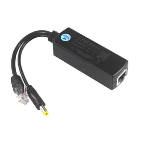 Ethernet 12V 1A Cung Cấp Poe In Phun 802Af 1000Mbps Bảo Mật Ieee802.3af 12W Cổng Đơn Y Bộ Điều Hợp Nguồn