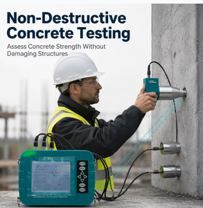 Probador de Concreto Ultrasónico de Rebote, Martillo <span class=keywords><strong>Schmidt</strong></span> de 2.207J, Detector de Resistencia a la Compresión de Concreto NDT de Modo Dual - Product Image 3