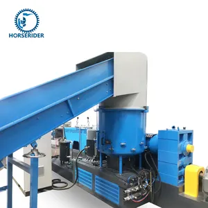 plastic granules hot cutting pelletizer dehumidifying manufacturing process plant