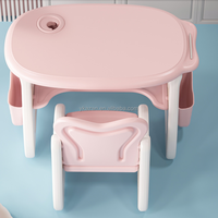 Bureau d'activité en forme de poisson pour enfants, Table scolaire pour la maison, en plastique