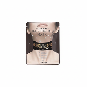 KISSMUSES nouveauté taille de voyage masque facial en coton forme de feuille pour l'amélioration des rides hydratant avec fonction de levage du cou - Product Image 2