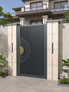 <span class=keywords><strong>Portail</strong></span> moderne en alliage d'aluminium à double battant pour villa et maison individuelle, installation facile, fabriqué en Chine - Product Image 4