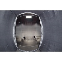 Expédition rapide par avion jusqu'à votre porte, labyrinthe géant gonflable de 9x9m pour jeux de laser tag, parcours de labyrinthe gonflable pour maison hantée avec souffleur gratuit