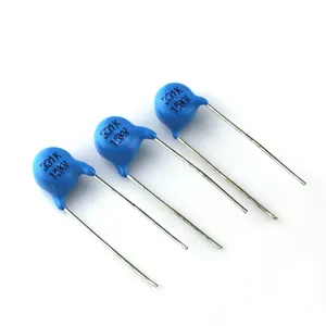 Hot Sales capacitor price High Voltage 15KV 331K Radial Blue Disc Ceramic Capacitor(15KV 331K) China Supplier