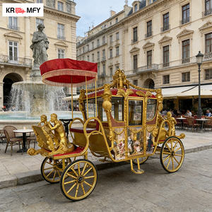 Charrette à cheval électrique de luxe royale Cendrillon - Product Image 5